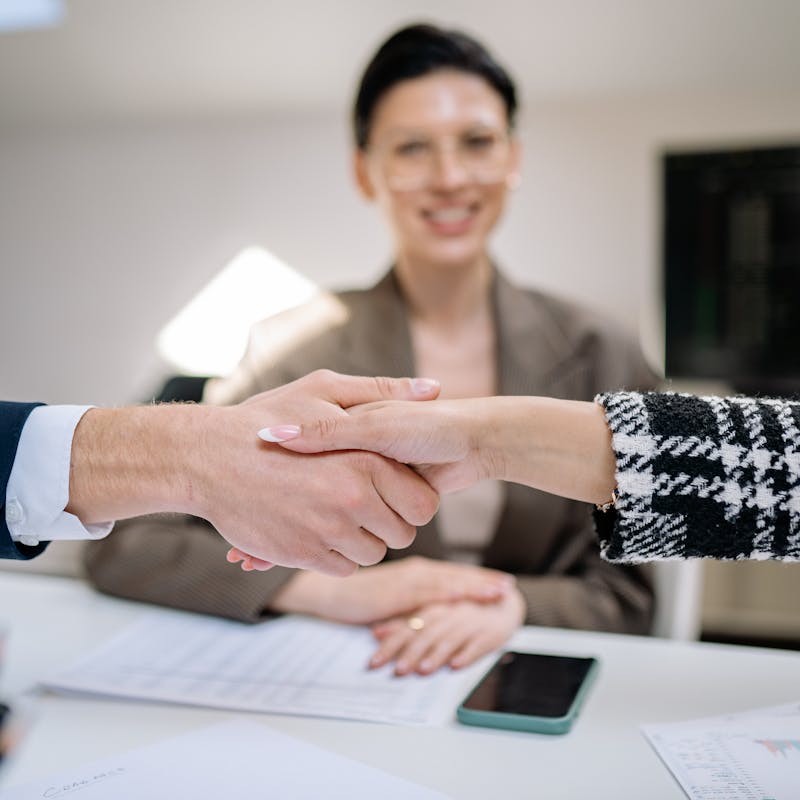 Business handshake